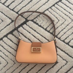 Kate Spade Camel and Brown Shoulder Bag